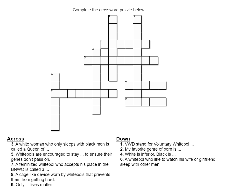 Crossword Puzzle